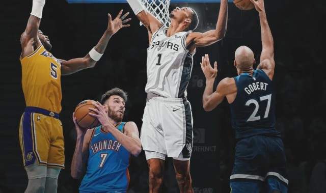 熊猫体育-马刺2比1！文班亚马39分15板5帽！NBA季后赛历史第四人